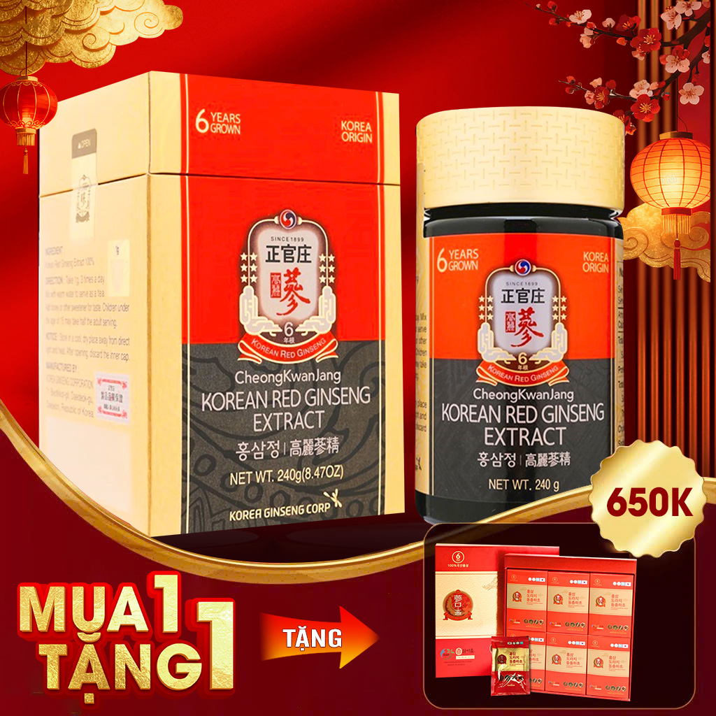 Cao Hồng Sâm Chính Phủ KGC Global Extract Lọ 240g