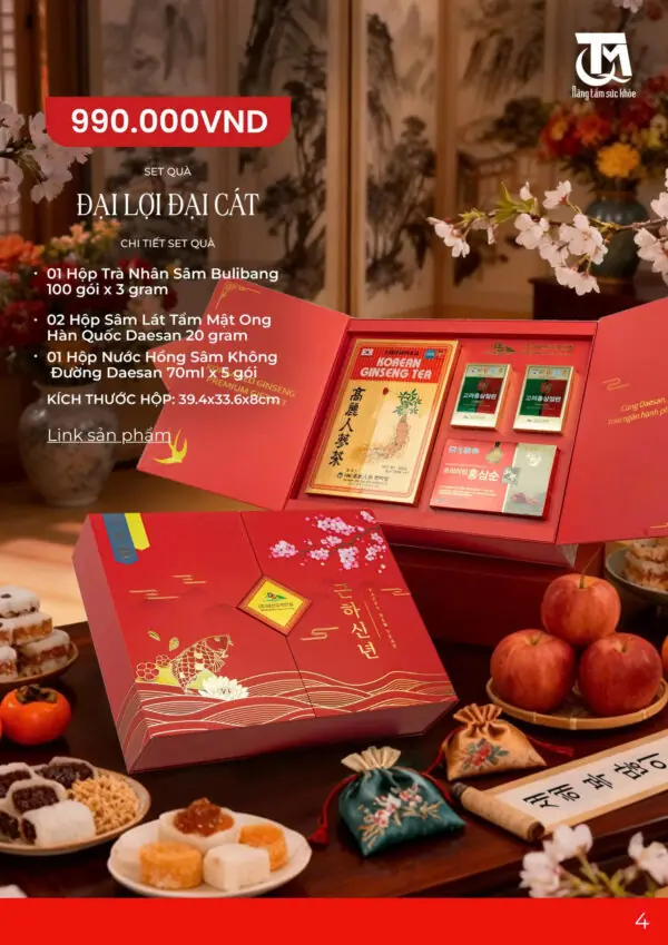 SET QUÀ TẶNG ĐẠI LỢI ĐẠI CÁT